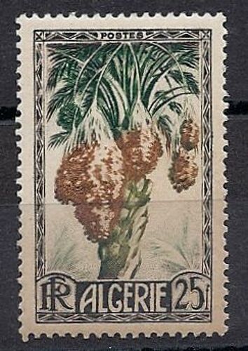 Timbre Algérie Française Yvert 280 (1950). Dates Fruits. Neuf** (Mnh)