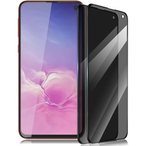 CAUC-2 Pièces Verre Trempé Anti Espion pour Samsung Galaxy S10E Protection d'écran, Dureté 9H Glass Anti Rayures - Confidentialité Protection en Écran, film Verre protection Samsung Galaxy S10E