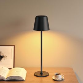 Kal-Lampe De Table À Intensité Variable, Lampe De Table Tactile Sans Fil Avec Usb-C
