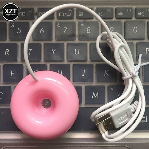 Mini humidificateur d'air ionique portable,diffuseur d'arômes,supporter ficateur UFO multifonctionnel,USB,vapeur pour la maison - Type Rose
