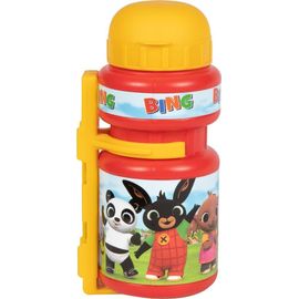 Kalanka-Tataway In Viaggio Si Cresce - Gourde De Cyclisme Enfant | Motif Lapin Bing | Fixation Facile Pour Vélo | Sûre Et Hygiénique, Rouge/Jaune, 350 Ml, Polytéréphtalate D¿Éthylène