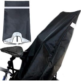 Kal-Housse De Pluie Et Vent Universelle Protection Pluie Velo Pour Siege Enfant, Pour Enfant Siège De Vélo Arrière, Housse De Protection Imperméable Siège De Vélo Contre La Saleté Et Lhumidité