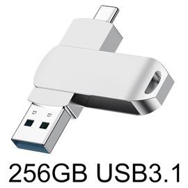 Clé USB 2 en 1,1 to,,32 go,pour PC,téléphone,mémoire USB,disque haute vitesse, - Type 256GB USB 3.1