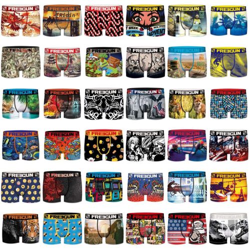 Lot De 3 Boxers Pack Surprise Freegun : Pack Surprise A / Taille 2xl