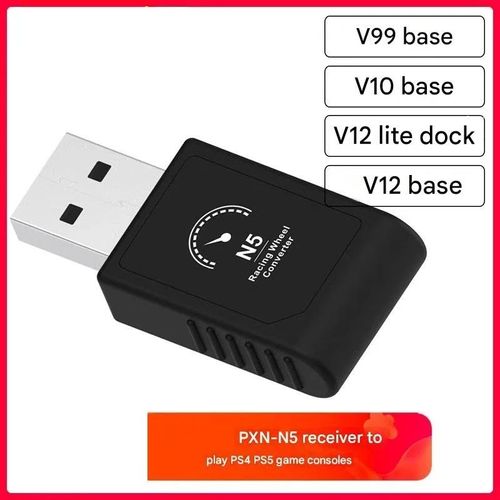 Récepteur dédié PXN N5 pour volant hôte de plate-forme /PS5 V12 V10 V12lite V10PRO V99 volant de jeu à entraînement Direct - Type EVA purple