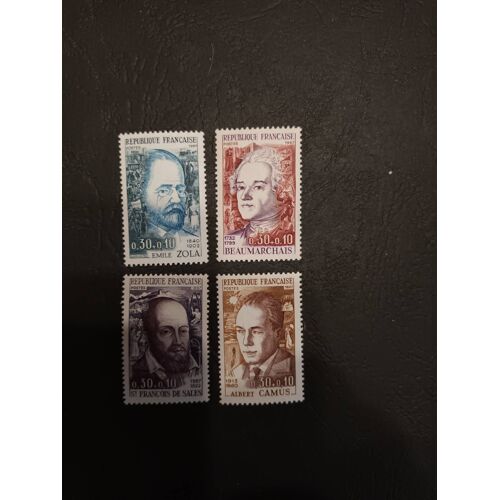 Timbres France Neufs 1967 , Y&t N 1511 , 1512 , 1513 , 1514 , Non Oblitérés  , Très Bon État. 