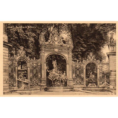 Carte Postale Ancienne - Nancy - Fontaine De Neptune