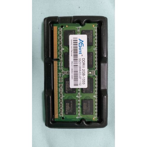 Barrette mémoire DDRIII 2GB-1333 pour pc portable 