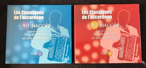 Lot De 2 Cds : Les Classiques De L'accordéon : 40 Succès/Vol. 1 Et Vol. 3