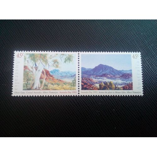 Timbre Australie Y T 1287 / 1288 Peintures D'albert Namatjira 1993 ( 100107 )