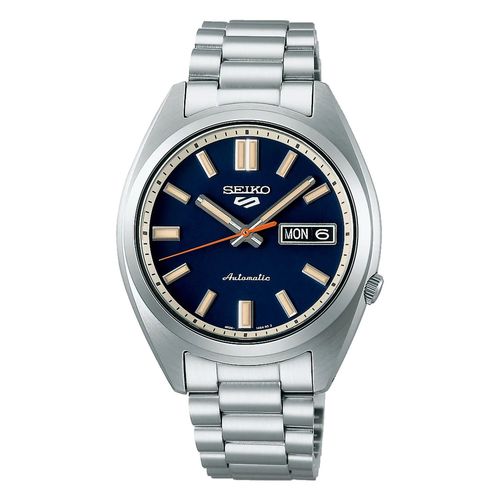 Montre Seiko Sport 5 Automatique Fond Bleu Bracelet Acier