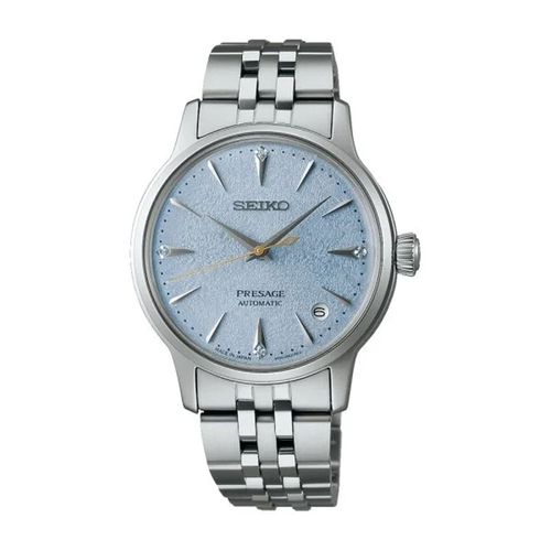 Montre Femme Seiko Présage Cocktail Time Frozen Sky Diving Bleu