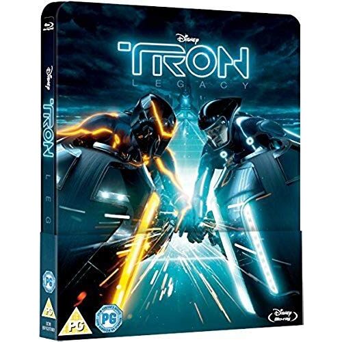 Tron Legacy -Uk Exclusive Lenticular Edition Steelbook Blu-Ray Blu-Ray Region Free