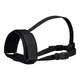 Muselière Réglable Pour Chien,Couvre-Bouche Anti-Mordant,Respirant,Élastique,Doux,Nylon,Petit,Moyen,Grand Chien,Chiot,Conception De Structure - Type Black-M