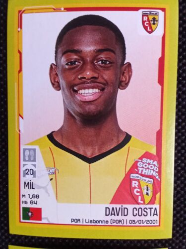 Foot 2022 Dijon N°109 David Costa - Image Sticker Vignette Panini