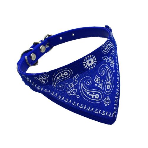 Foulard Bandana Ajustable Pour Animaux De Compagnie, Pour Chiot, Chat, Écharpe De Cou Pour Chien, Serviette En Coton Pu, Accessoires Pour Chien, Bandage Triangulaire Imprimé