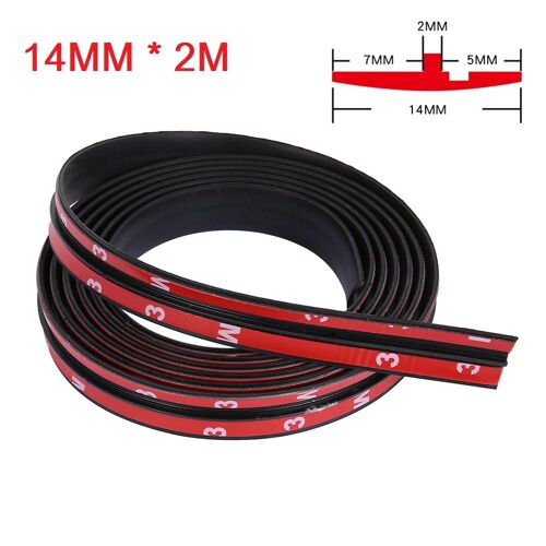 Bandes d'étanchéité de voiture de 14/19mm, Protection de joint automobile, bord de porte, pare brise, toit, bande d'étanchéité en caoutchouc, isolation phonique, style de voiture