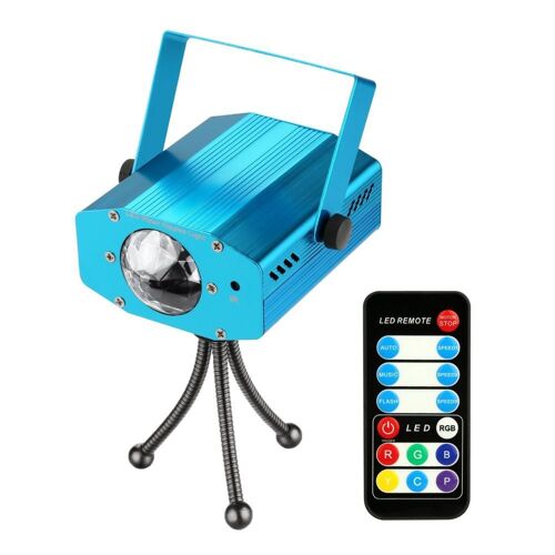 Grnflashing ¿ lumière de scène LED 7 couleurs, projecteur Laser à effet d'eau, Flash automatique, son activé, Disco, Dj, fête