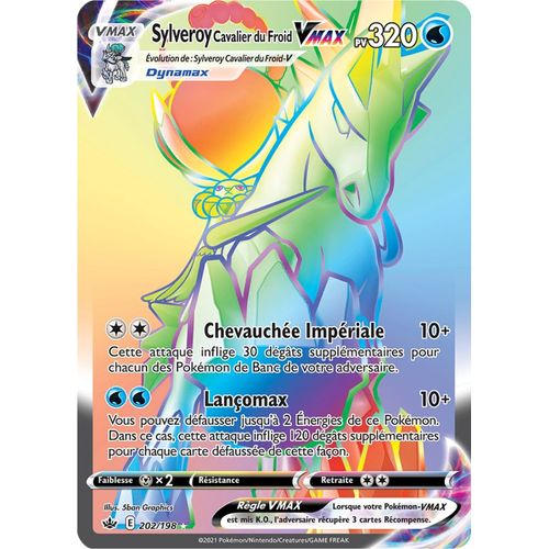 Pokémon - Sylveroy Cavalier Du Froid Vmax - 202/198 Set Règne De Glace Fr