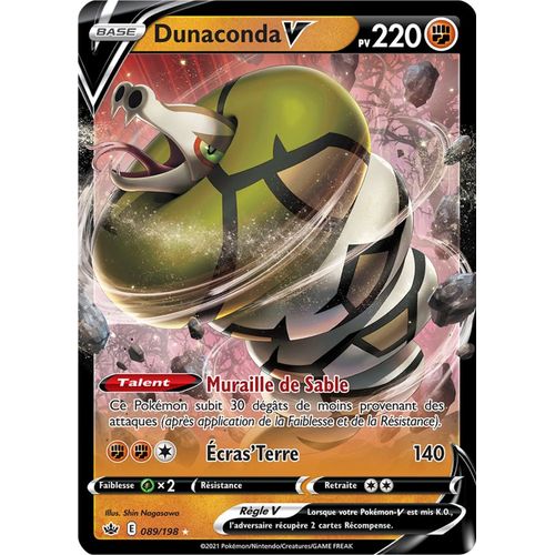 Pokémon - Dunaconda V - 089/198 Set Règne De Glace Fr