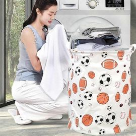 Paniers à linge, pliables en toile, paniers à linge portables avec poignées, bac de rangement pour vêtements sales et jouets pour salle de bain