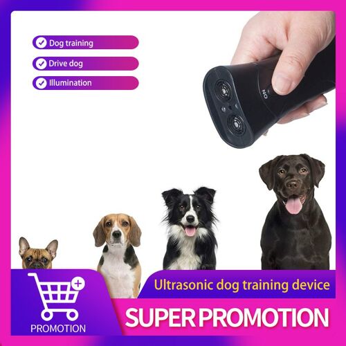 Répulsif Led Ultrasonique Pour Chiens, Appareil D'entraînement, Dispositif De Formation Pour Animaux, Laser Anti-Aboiement, 1 Pièce