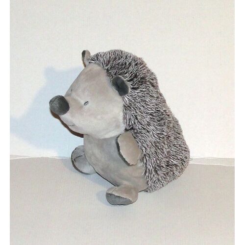 Peluche Herisson Gris 2 Tons De Couleurs Doudou Herisson 21 Cm