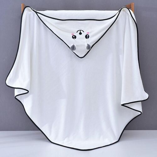 Peignoir À Capuche Pour Enfant, Fille, Garçon Et Adolescent, Serviette De Bain En Coton Éponge Ultra Douce Et Légère