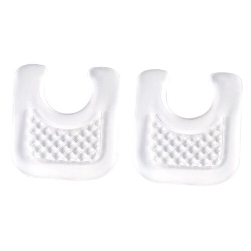 Coussinets De Gel En Silicone Transparent, Anneaux De Pied En Maïs, Coussinets, Dissolvant De Bouchons, Bâton De Chaussures Pour Hommes Et Femmes, 2 Pièces 