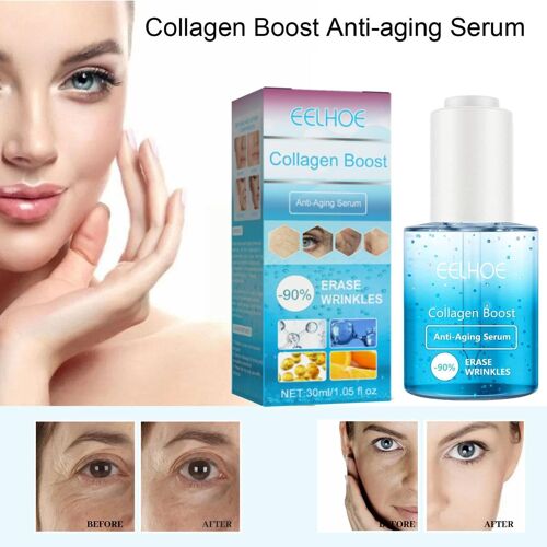 Sérum Anti-Rides Au Collagène, 30ml, Lifting, Anti-Décoloration, Anti-Âge, Essence Réparatrice, Beauté Fine, P5m4 