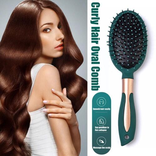 Brosse À Cheveux En Nylon Pour Femmes, Peigne De Massage Du Cuir Chevelu, Pour Cheveux Humides Et Bouclés, Pour Salon De Coiffure, N5i9 
