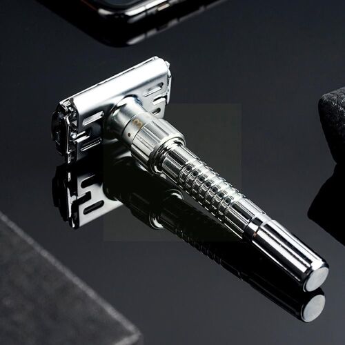 Lames De Rasage De Sécurité Pour Hommes, Soins Manuels, Double Cheveux Réglables Avec Barbe, Équipement 5 Neuf E T4y0 