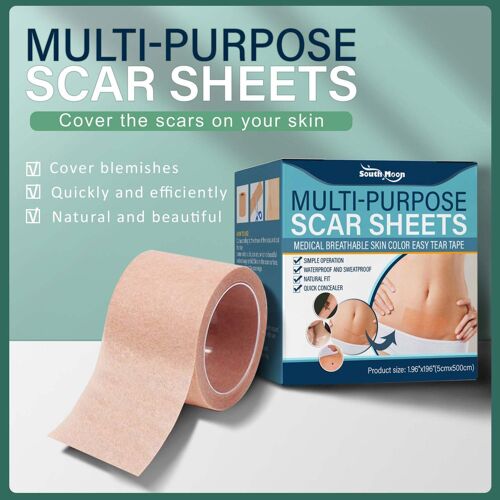 Autocollant Invisible De Cicatrice Douce, 1 Pièce, Thérapie De La Peau, Réparation De La Césarienne, Lavable En Silicone, Feuille Autocollante Réutilisable, Sc S1e8 