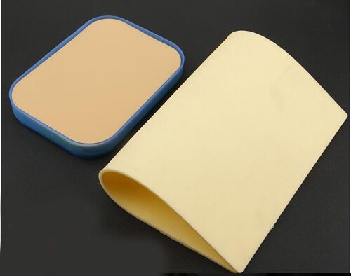 Module En Silicone Pour Massage D'acupuncture, Modèle De Peau Pour La Pratique De La Suture Cutanée, 2 Pièces 