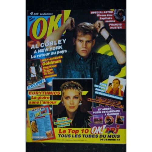 Ok ! Âge Tendre 515 Al Corley Eurythmics Goldman