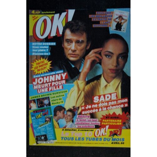 Ok ! ?Ge Tendre 533 Johnny Hallyday James Brown Rocky Iv Sade Partenaire Particulier
