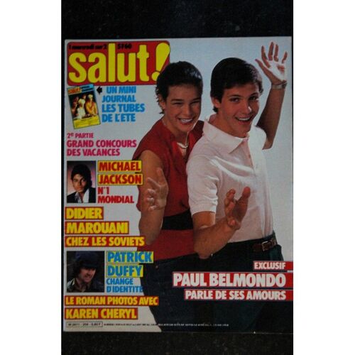 Salut ! 1983 07 - 204 Paul Belmondo Michael Jackson Karen Cheryl Didier Marouan Patrick Duffy