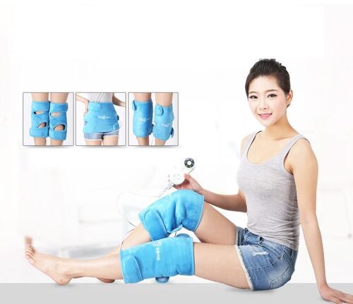 1 Paire De Genouillères Chauffantes Électriques Pour Soins De Santé, Thérapie Magnétique À Infrarouge Lointain, Arthrite Rhumatisme, Température Réglable 220v 30w 