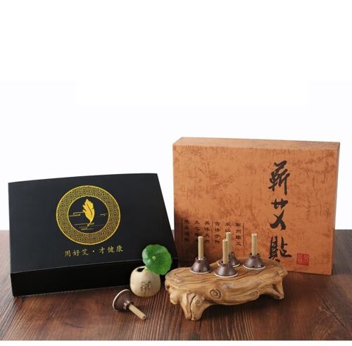 Pâte Moxibustion Authentique, 60 Grains De Moxa, Autocollant En Laine, Livraison Gratuite 