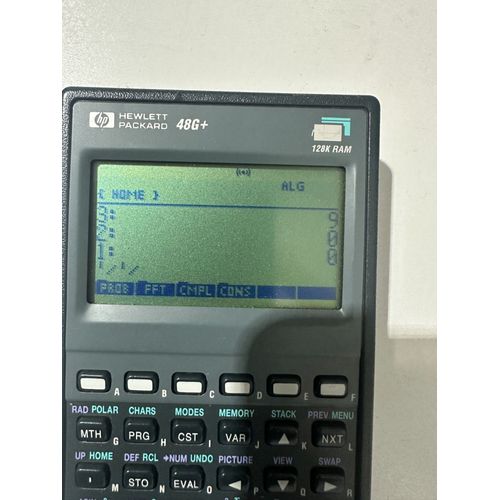 Calculatrice Hewlett Packard HP 48G+ graphique vintage