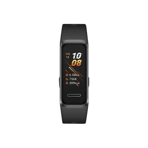 Huawei Band 4 - Tracker d'activités avec bracelet - silicone - noir graphite - affichage 0.96" - Bluetooth - 24 g