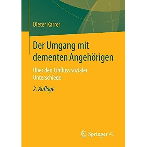 Der Umgang Mit Dementen Angehörigen