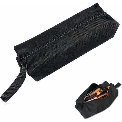 Sac fourre-tout polyvalent, poches vides pour trousse à outils, poches fourre-tout portables, sac à outils en toile portable, pour porte-outils à main portable (noir)
