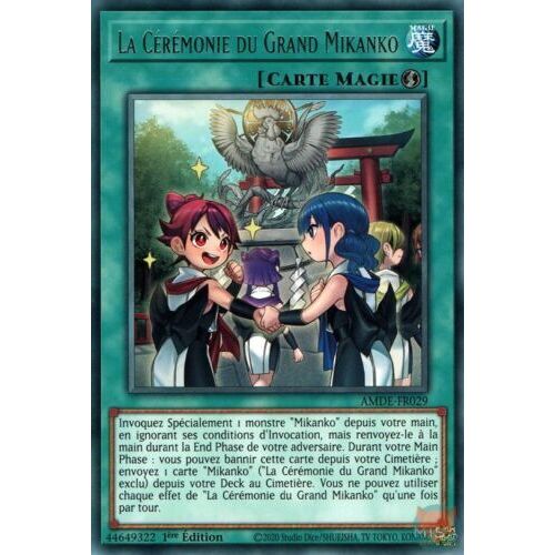 Yu Gi Oh Amde Fr029 La Cérémonie Du Grand Mikanko Rare