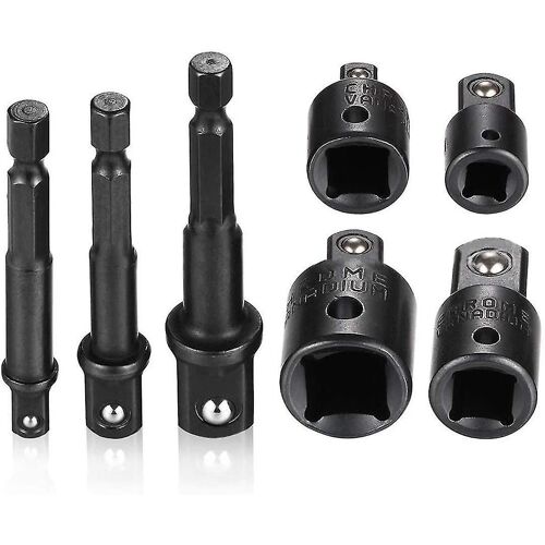 Adaptateur de douille hexagonale 1/4"", 1/2"", 3/8"", 4 pièces 1/4 à 3/8-3/8 à 1/4 pouce - 3/8 à 1/2- 1/2 à 3/8