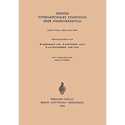 Zweites Internationales Symposium Über Neurosekretion