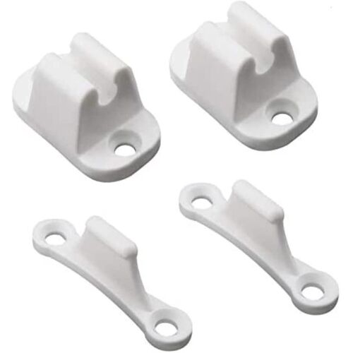 Lot De 2 Serrures De Porte Pour Caravane Et Camping-Car, Blanches