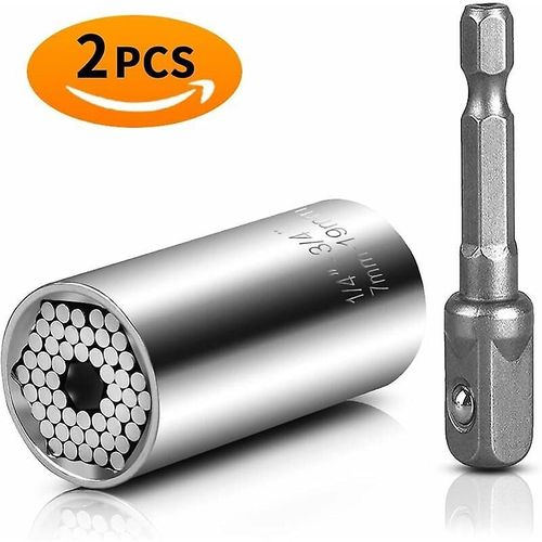 Clé à douille universelle, écrou universel, clé à douille universelle, outils à main multifonctions, adaptateur de réparation, outils de réparation, outils pour pinces de 7 à 19 mm avec