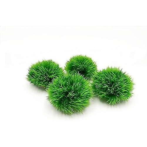 Lot De 4 Plantes Aquatiques Artificielles Vertes En Plastique Souple Pour Décoration D'aquarium