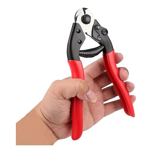Coupe-Câble De Précision Portable En Acier Inoxydable Pour Vélo, Pour Coupe-Câble, Balustrade, Balustrade, Bricolage, Terrasse, Corde À Linge, Treuils, Rouge, Une Pièce